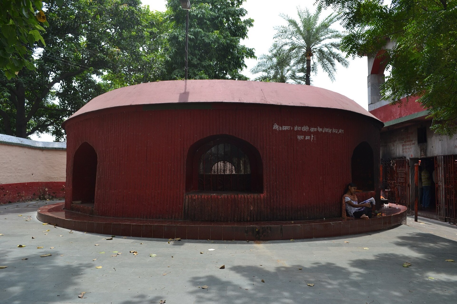 The ancient circular brick well of Agam Kuan in Patna